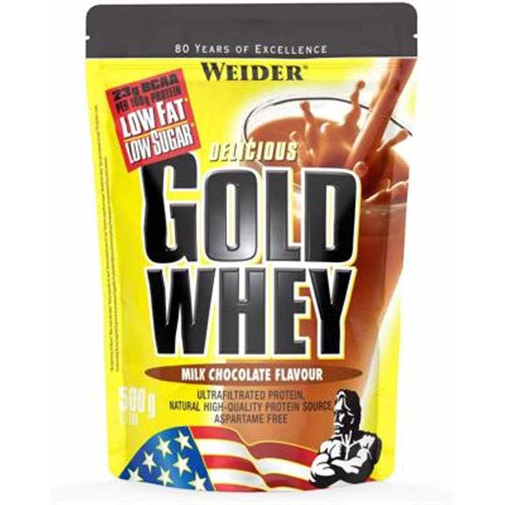 Sportnahrung, Eiweiß / Protein Joe Weider Gold Whey, 500 g Standbeutel