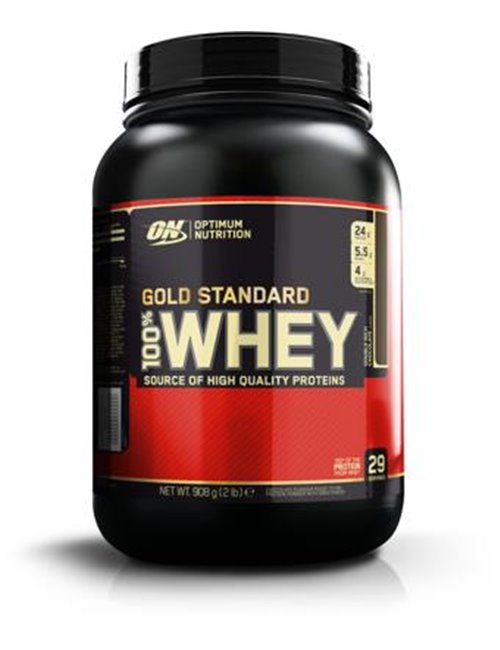 Sportnahrung, Eiweiß / Protein Optimum Nutrition 100 % Whey Gold Standard, 2 lb