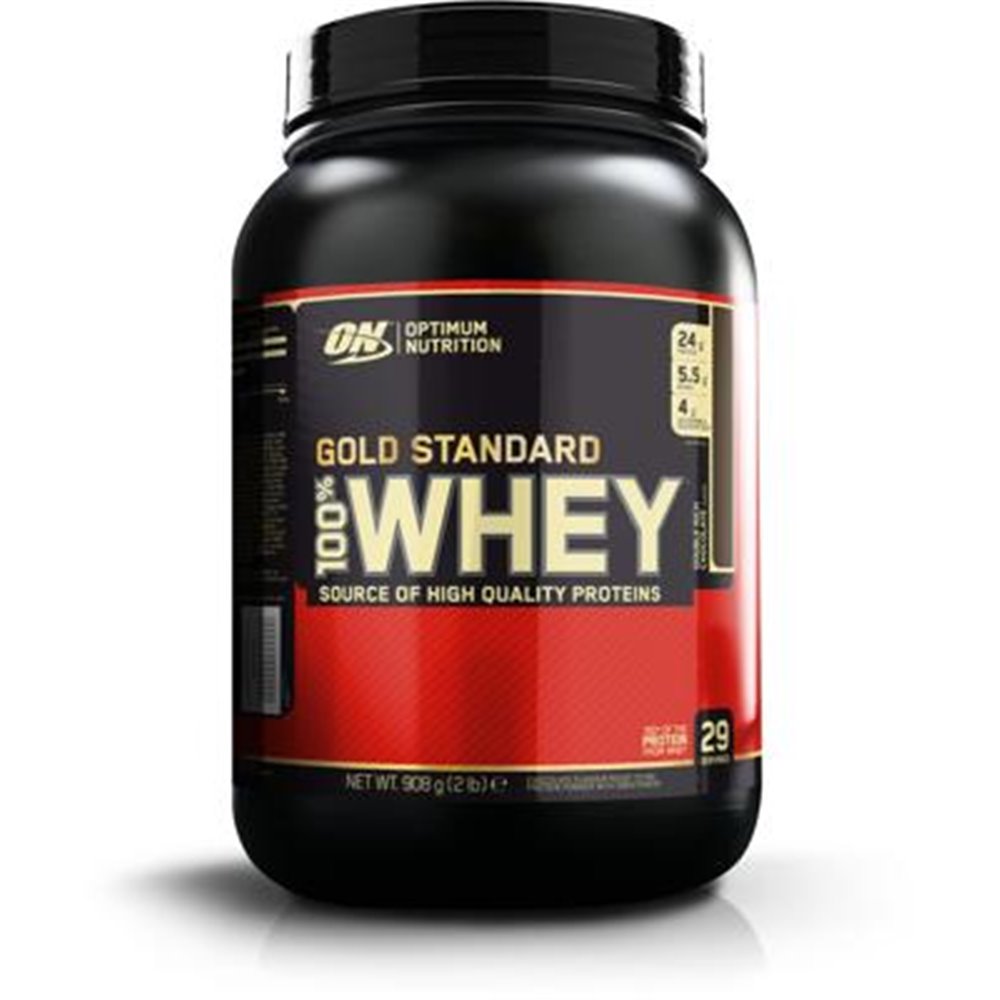 Sportnahrung, Eiweiß / Protein Optimum Nutrition 100 % Whey Gold Standard, 2 lb