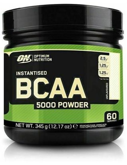 Sportnahrung, Aminosäuren, BCAA Optimum Nutrition Instantized BCAA 5000 Powder, 345 g Dose, Unflavoured